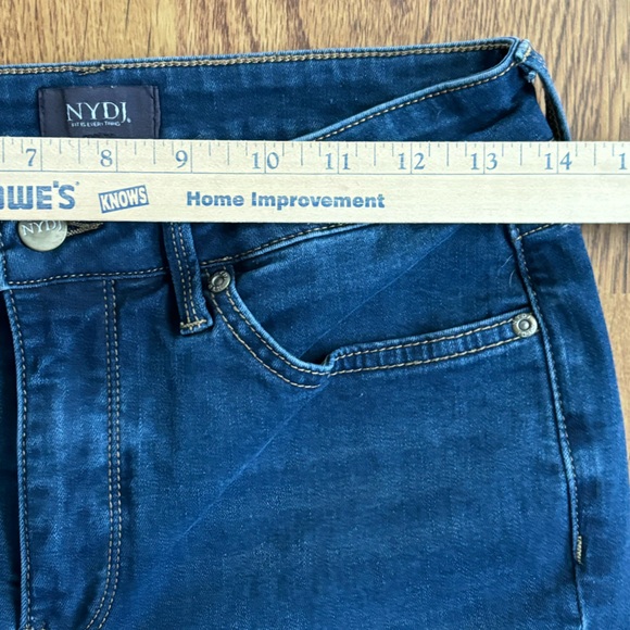 Not Your Daughterhters Jeans Slom Bootcut Stretch Size 2 Medium Wash Mid Rise - Picture 5 of 8